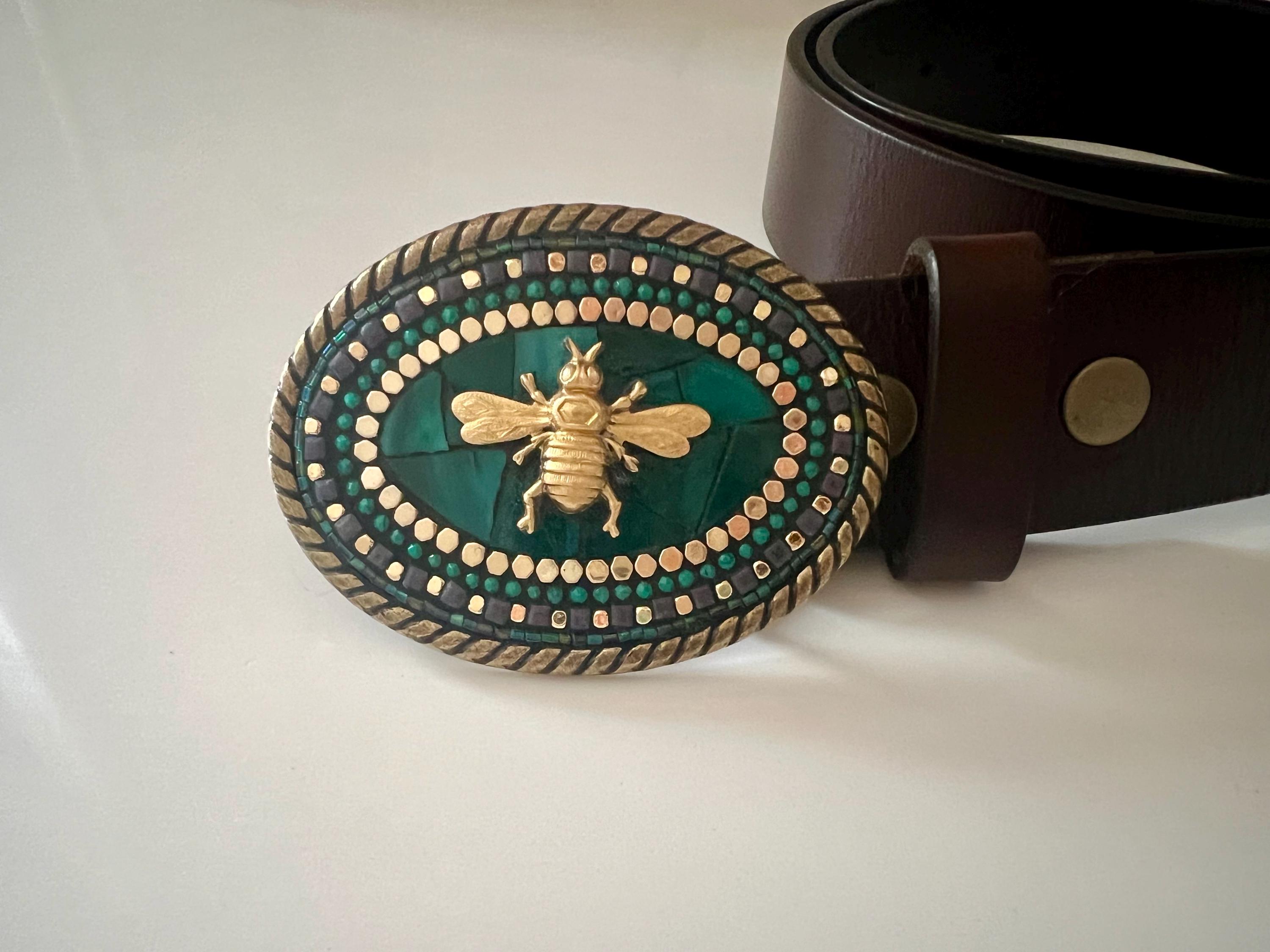 Vintage Handcast Brass Belt Buckle Boho Hippie Botanical & Lion Animal Figural il_fullxfull.4272509793_egll.jpg main image 2
