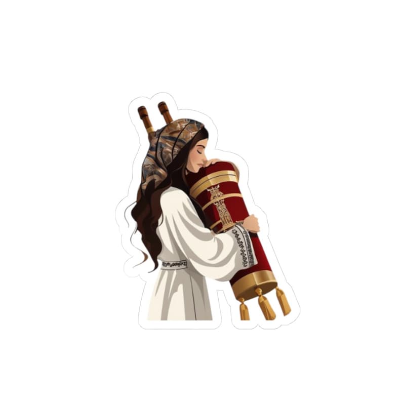 Women of the Torah - Messanic Jewish Hebrew Roots Woman Sticker - Female Rabbi Empowerment image 1