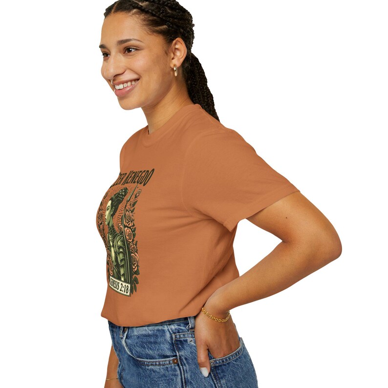 Ezer Kenegdo Warrior Genesis Tee IndigenousHispanic Christian Egalitarian Mutuality Messianic Shirt Comfort Colors 1717 image 6