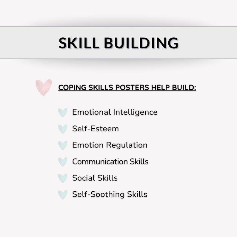 Calm Down Corner Poster Set: Coping Skills, Feelings Identification ...