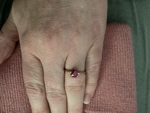 vintage ruby ring - image 5
