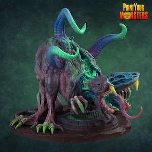 Mutant Sewer Rat Miniature | Eldritch Aberration Monster | Resin 3D Printed Mini for DnD, Pathfinder, TTRPG | Unpainted Horror Creature