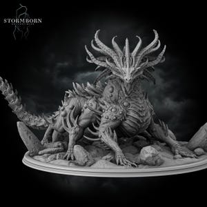 Basilisk King – Massive Multi-Eyed Monster | Stormborn Collectibles | 32mm Scale