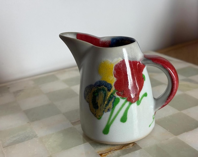 Vintage Dartington Studio Pottery Jug by Janice Tchalenko (1970s–80s)