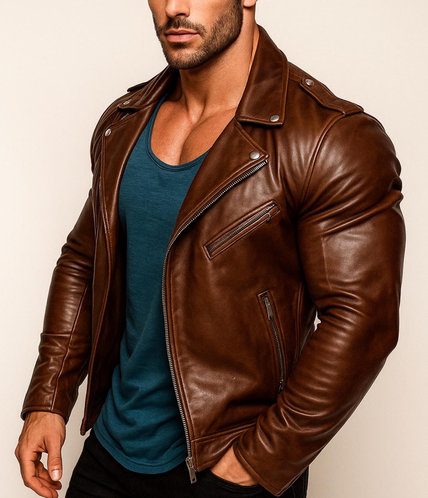 Handmade Sheepskin Leather Jacket: Classic Winter Coat for Men - Etsy