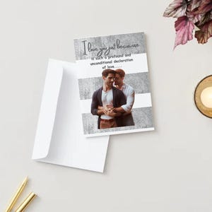 Te amo solo porque sí - Tarjeta de felicitación de amor gay