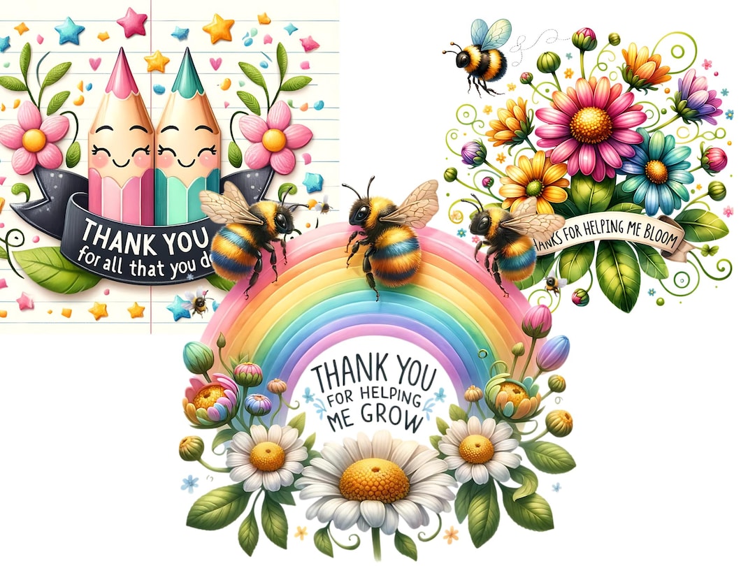 Teacher Appreciation Clip Art - Etsy