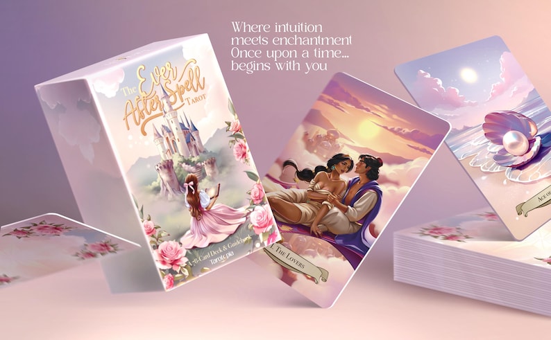 Ever After Spell Tarot: 78 card deck with Guidebook image 3