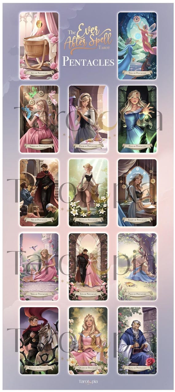 Ever After Spell Tarot: 78 Card Deck With Guidebook - Etsy UK