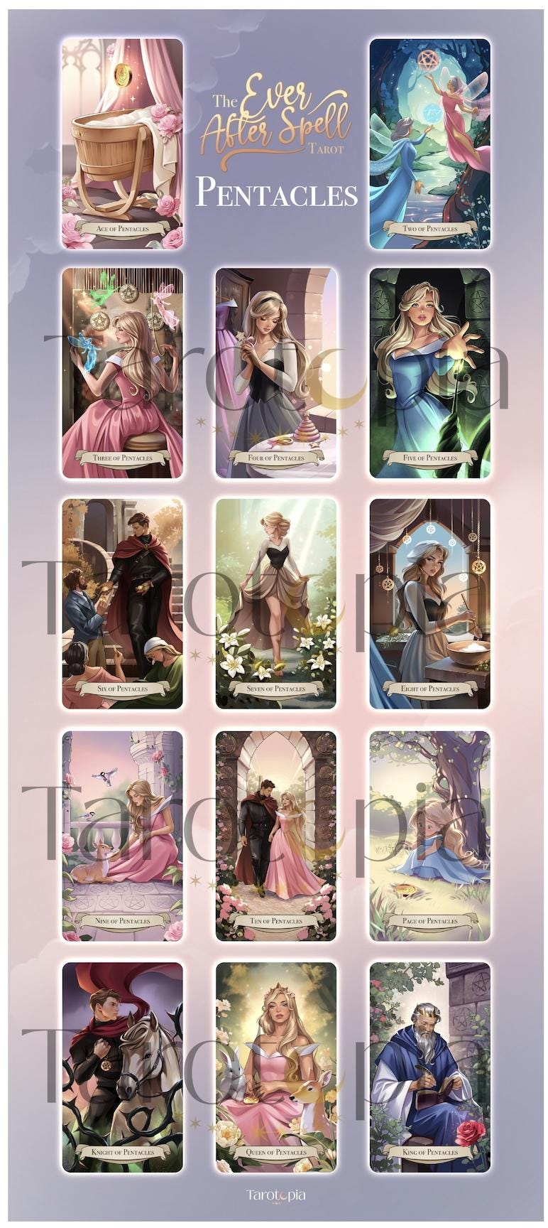 Ever After Spell Tarot: 78 Card Deck With Guidebook - Etsy