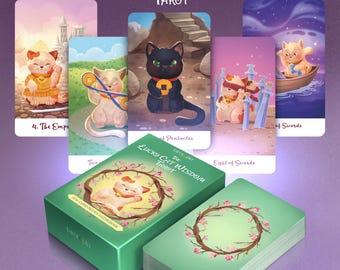 Baraja de Tarot de la Sabiduría del Gato de la Suerte