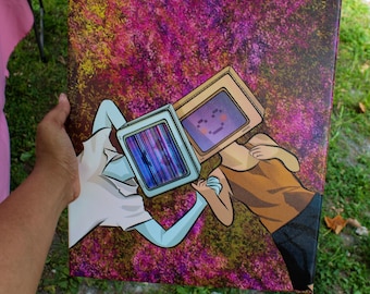 Love in Transmission- Canvas