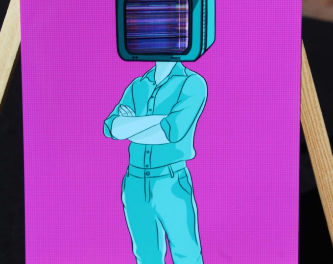 Static Mind Art Print