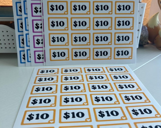 Price Tag Sticker Sheet