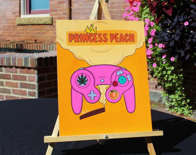 Princess Peach Wall Art
