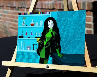 Green Supervillain Inspired Wall Art