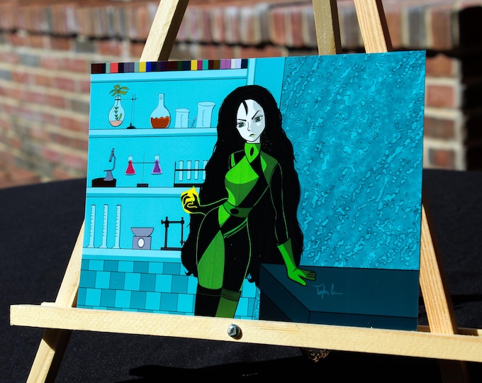 Green Supervillain Inspired Wall Art