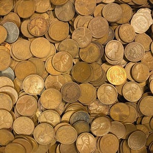 Wheat Pennies by the Pound 1909-1958 - Includes Free Indian Head Cent!