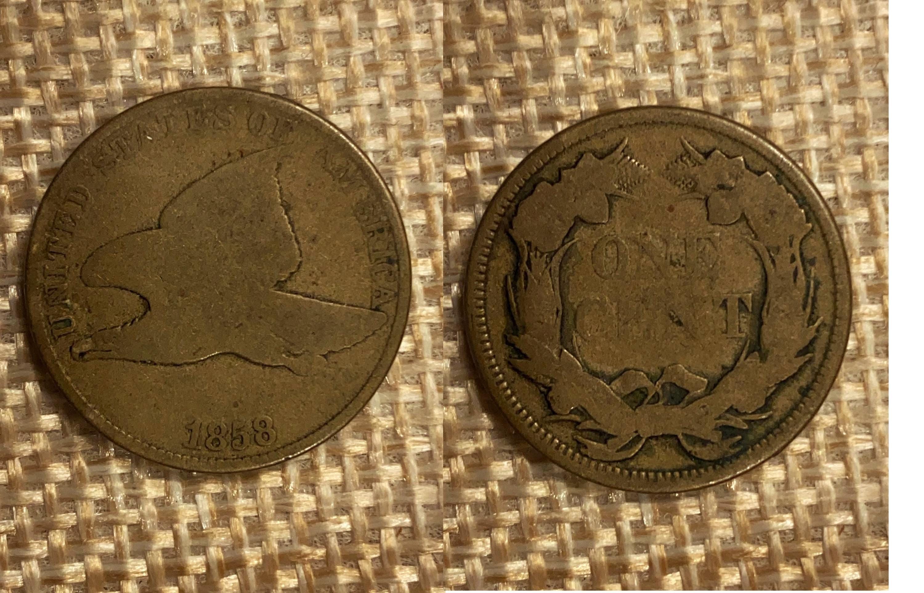 本物のフライングイーグルセント：写真で選べるコレクター向け米国