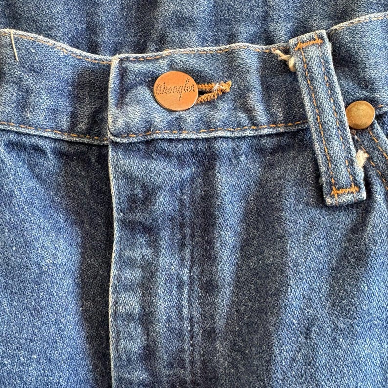 Vintage 1970s Wrangler Blue Jeans Bild 4