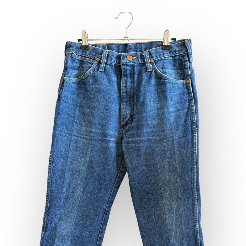 Vintage 1970s Wrangler Blue Jeans Bild 2