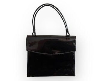 Vintage 1950s/60s Theador California Patent Leather Top Handle Bag