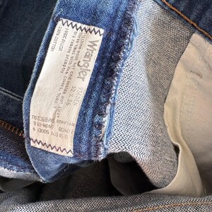 Vintage 1970s Wrangler Blue Jeans Bild 9