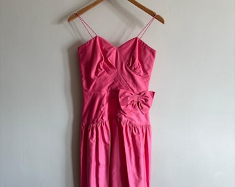 Vintage Pink Party Dress by Rickie Freeman for Teri Jon