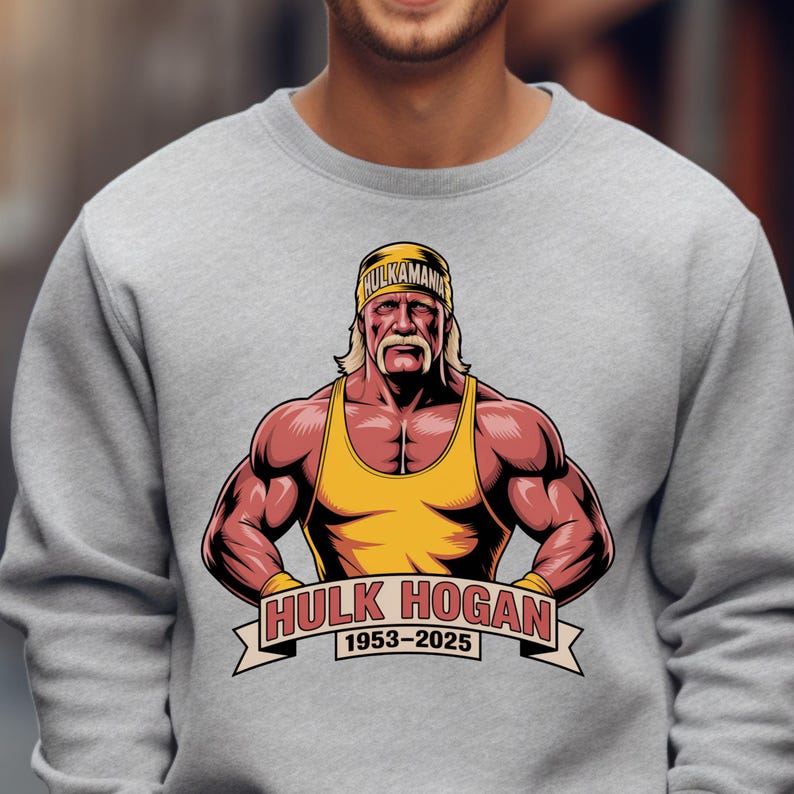 Hulk Hogan T-Shirt - Kapuzen Shirt Streetwear Damen Herren