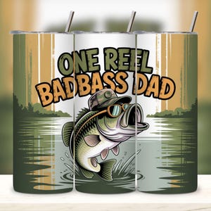 Fishing dad 20oz skinny tumbler sublimation design Bass fish Fisherman quote Lake life Straight wrap PNG Waterslide Digital download.
