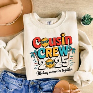 Cousin Crew 2025 png, cousin crew png, cousin crew png, cruzeiro familiar 2025, esquadrão de cruzeiro png, presentes para primos, cruzeiro png, sublimação png.