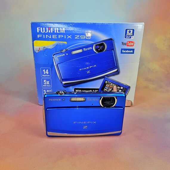 Buy Blue Fujifilm Finepix Z90 Y2K Digital Camera MINT Condition in