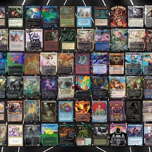Magic The Gathering Foil Card Lot: 100 Authentic MTG Cards