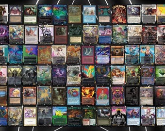 Magic The Gathering Foil Card Lot: 100 Authentic MTG Cards