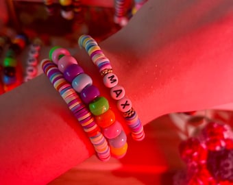 Stranger Max Bracelet Set | Beaded Bracelet Set |