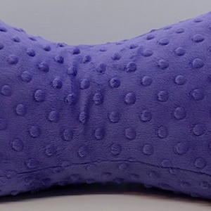 Neck Pillow /Soft Purple Minky Fabric