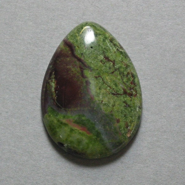 10% Off Summer Sale DRAGON BLOOD JASPER drop cabochon 22X30mm pear designer cab