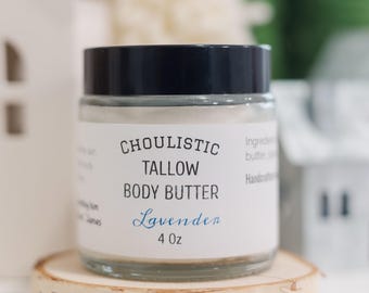 Lavender Baby Tallow Body Butter for Sensitive Skin