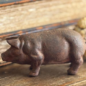 Vintage Gusseisen Schwein