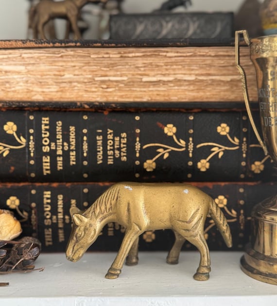 Vintage Brass Horse