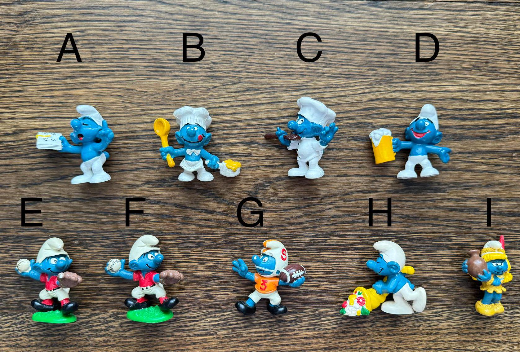 Smurf Figures - Etsy