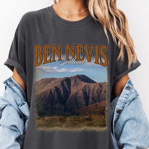 Ben Nevis Shirt, Scotland Shirt, Comfort Colors Shirt, Ben Nevis Mountain Gift, Ben Nevis Trip Shirt, Ben Nevis Retro Shirt, Ben Nevis Tee
