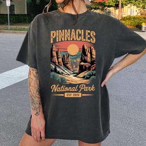 Pinnacles National Park Shirt, California Travel Shirt, Comfort Colors Shirt, Pinnacles Shirt, Pinnacles Hoodie, Hiking Shirt, Travel Shirt