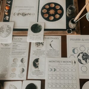 Moon study and Journaling pack