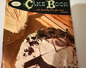 vintage 1958 good housekeeping cake book