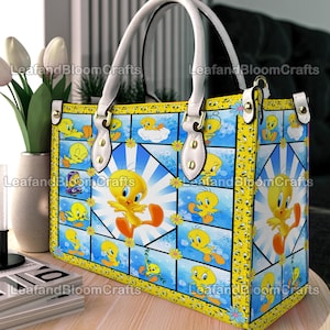 Tweety Bird Leather Handbag - Etsy