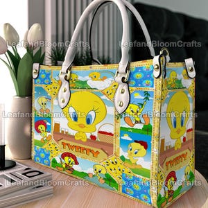 Tweety Bird Leather Handbag - Etsy