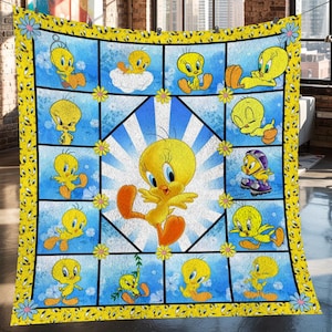 Vintage Tweety Bird Blanket - Etsy