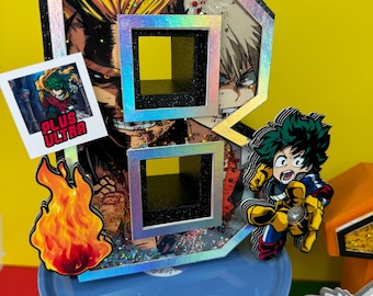 Hero Academy 3D Letter/ Anime Party decor