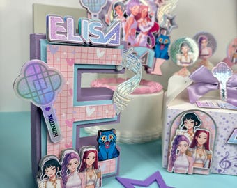 Kpop 3D letter/ Kpop Party Decor/ Huntrix 3D letters/ Custom 3d letters